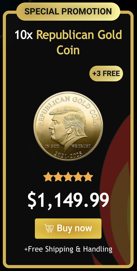 gold republican coin